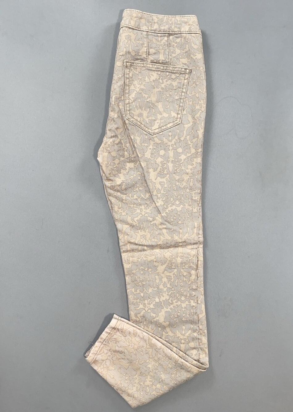 Pilcro for Anthropologie OB1218686 Women's High Rise Denim Flocked Jeans. 26 GUC